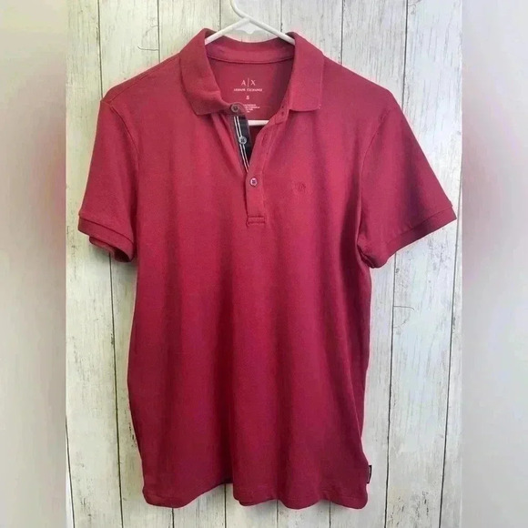 Armani Exchange Other - Armani Exchange Red Polo Shirt Size Small Lightweight/Summer